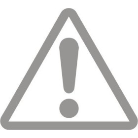 Glass safety triangle caution sign for glass doors and windows