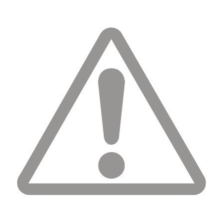 Glass safety triangle caution sign for glass doors and windows