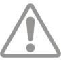 Glass safety triangle caution sign for glass doors and windows