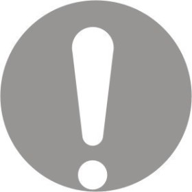 Glass safety circle caution sign for glass doors and glazed surfaces