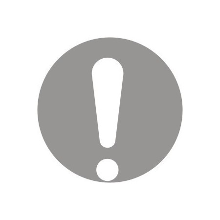 Glass safety circle caution sign for glass doors and glazed surfaces
