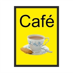 Cafe Dementia Door Sign