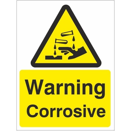 Warning Corrosive Sign