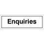 Enquiries Door Sign