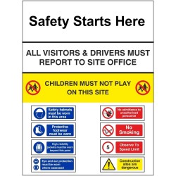 Multi Message Site Safety Signs