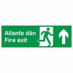 Welsh / English Fire Safety Signs