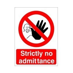 No Access Signs