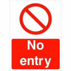 No Entry Signs